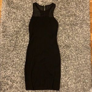Black mesh dress